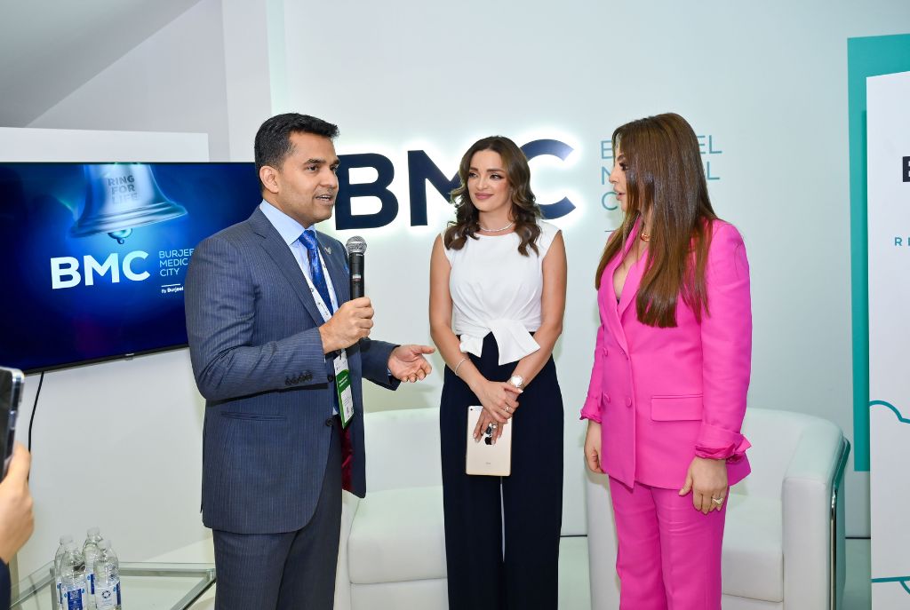 Arab Health: Renowned Singer Elissa Spreads the Message of Hope for Cancer Patients through Burjeel Medical City’s ‘Ring for Life’ Initiative 