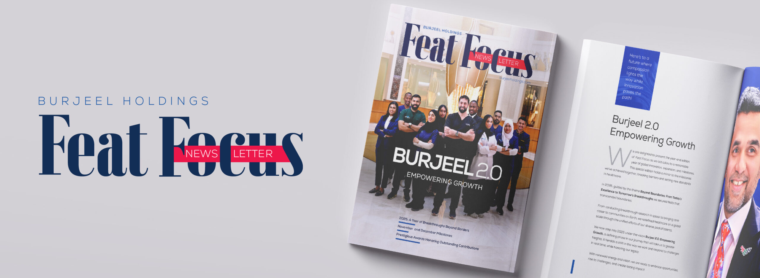 A Year of Breakthroughs Beyond Borders: Explore Burjeel Holdings’ 2025 Milestones in Our Special Edition